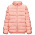 thumbnail image 1 of KAUOD Boys Girls Quilted Puffer Jackets Lightweight Soft Zip up Turtleneck down Coats Kids Winter Padded Warm Outwear, 1 of 4
