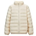 thumbnail image 1 of KAUOD Boys Girls Quilted Puffer Jackets Lightweight Soft Zip up Turtleneck down Coats Kids Winter Padded Warm Outwear, 1 of 8