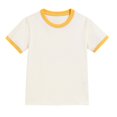 thumbnail image 1 of KAUOD Boys Girls Short Sleeve Shirts Crew Neck Basic Preppy Tee Tops Summer School 𝗨niform Loose Fit Pullover Shirt, 1 of 8