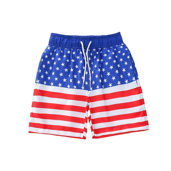 KAUOD Boys Summer Quick Drying Swim Trunks Hawaiian Swim Shorts with Drawstring Swimwear Swimsuit Beach Boardshorts