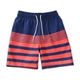 thumbnail image 1 of KAUOD Boys Summer Quick Drying Swim Trunks Hawaiian Swim Shorts with Drawstring Swimwear Swimsuit Beach Boardshorts, 1 of 9