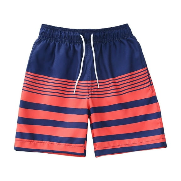 KAUOD Boys Summer Quick Drying Swim Trunks Hawaiian Swim Shorts with Drawstring Swimwear Swimsuit Beach Boardshorts