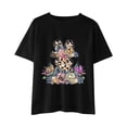 thumbnail image 1 of KAUOD Easter Cute Bunny Prints Tees for Girl Boys Short Sleeve Pullover Tops Teen Kids Toddler Festival Clothes Shirt, 1 of 4