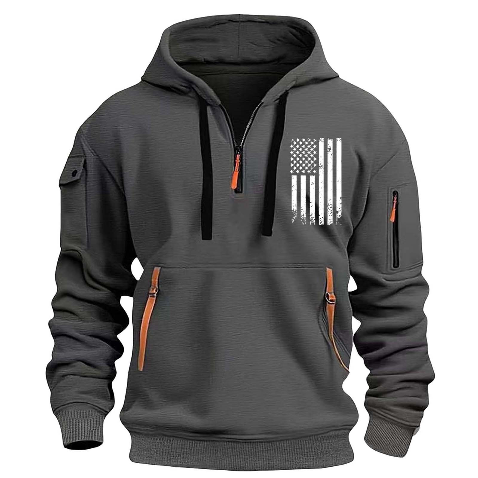 District Perfect Tri Fleece Full-Zip Hoodie DT1302 - Grey Frost, Size Large
