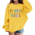 thumbnail image 1 of KAUOD First Day of School Outfits for Girls Fourth Grade Kids Back to School Sweatshirt Comfortable Crewneck Blouse Tops, 1 of 7