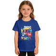 thumbnail image 1 of KAUOD Girls 100 Day of School T-Shirts Summer Soft Short Sleeve Tees Tops Kids Toddler School Cute Graphic Shirt Clothes, 1 of 3