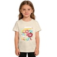 thumbnail image 1 of KAUOD Girls 100 Day of School T-Shirts Summer Soft Short Sleeve Tees Tops Kids Toddler School Cute Graphic Shirt Clothes, 1 of 3