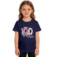 thumbnail image 1 of KAUOD Girls 100 Day of School Tees Cute Love Graphic Short Sleeve T Shirt Tops Kids Toddler School Soft Summer Shirt Clothes, 1 of 3