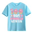 thumbnail image 1 of KAUOD Girls 100 Days of School Shirt for Boys Girls Kids Cute Funny Graphic Tees Kindergarten Tee Student Top, 1 of 1