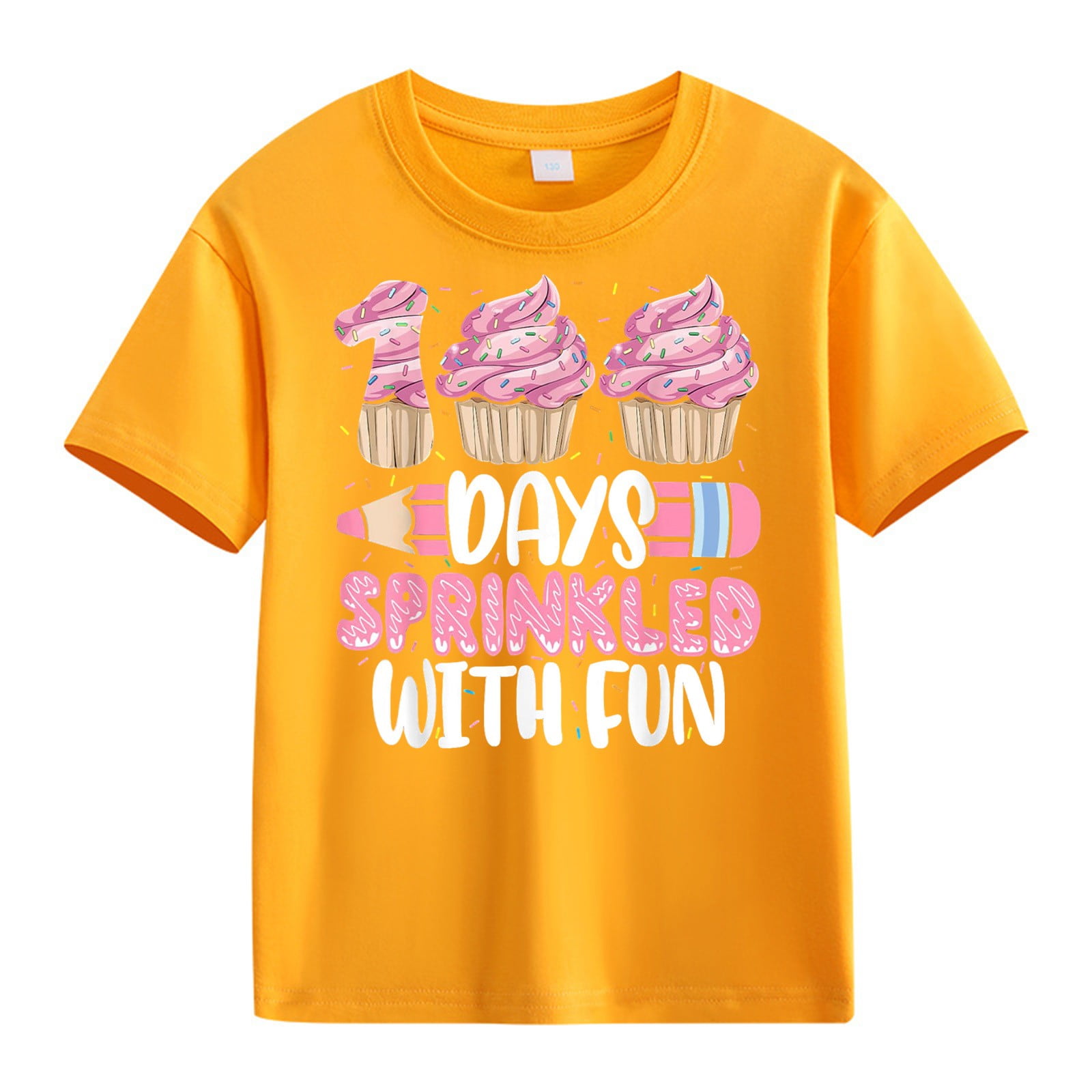 KAUOD Girls 100 Days of School Shirt for Boys Girls Kids Cute Funny ...