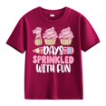 thumbnail image 1 of KAUOD Girls 100 Days of School Shirt for Boys Girls Kids Cute Funny Graphic Tees Kindergarten Tee Student Top, 1 of 1
