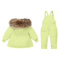 thumbnail image 1 of KAUOD Girls 2 Piece Snowsuits Winter Snowboard Waterproof Ski Jackets Bib Snowpants Set Kids Warm Snow Suits Overall Outfits, 1 of 7