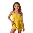 thumbnail image 1 of KAUOD Girls Athletic Short Outfits 2 Piece Summer Sleeveless Tank Tops and Bike Shorts Set Casual Loose Trendy Clothes, 1 of 9