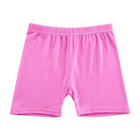 KAUOD Girls Bike Shorts Basic Cartwheel Shorts Dance Shorts Toddlers Girls Breathable Comfy Under Dress Summer Short