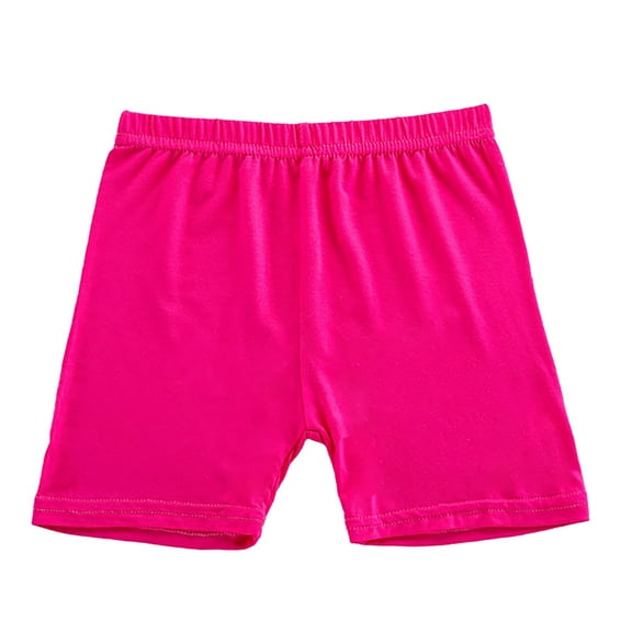 KAUOD Girls Bike Shorts Cartwheel Under Dress Short for Toddler Girls Dance Shorts Breathable Safety Running Shorts