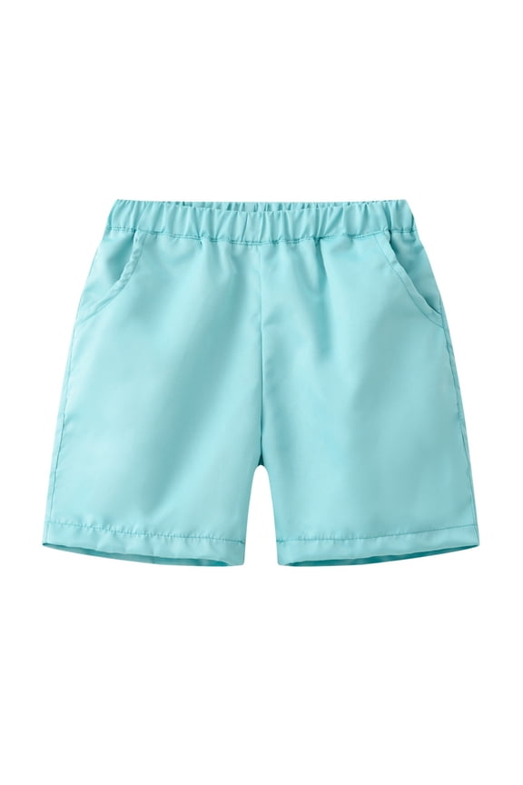 Girls Casual Shorts Wide Leg Elastic High Waist Athletic Mini Shorts Summer Beach Run Plain Casual Short Pants