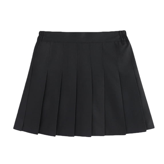 KAUOD Girls Pleated Skirt School đšniform Skort Elastic Waist Mini Skirts Pull On Basic Preppy Skirt Loose Casual Skirts