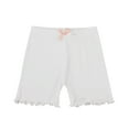 thumbnail image 1 of KAUOD Girls Ruffle Soft Shorts Lightweight Comfy Youth Kids Athletic Short Pants Bow Drwstring Trendy Summer Basic Shorts, 1 of 4