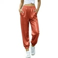 thumbnail image 1 of KAUOD Girls Sequin Sweatpants Wide Leg Sparkly Baggy Elastic Waist Performance Joggers Pants Spring Fall Track Pants, 1 of 4