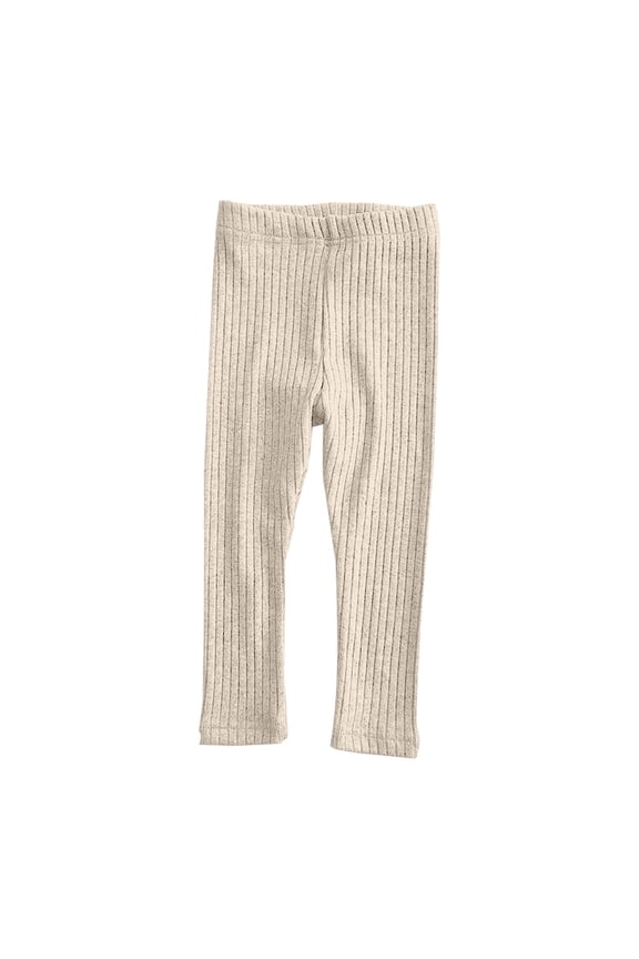 Girls Thick Thermal Leggings Cable Ribbed Ankle Winter Tights Pants Kids Toddler Stretchy Warm Opaque Pantyhose