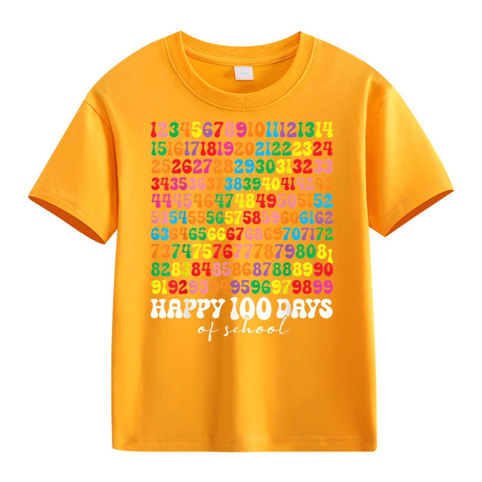 KAUOD Kids 100 Days of School Shirt Toddler Boys Girls 100th Day of ...