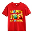 thumbnail image 1 of KAUOD Kids 100 Days of School Shirt Toddler Funny Graphic Tees for Boys Girls Kindergarten Tee Student Top, 1 of 1