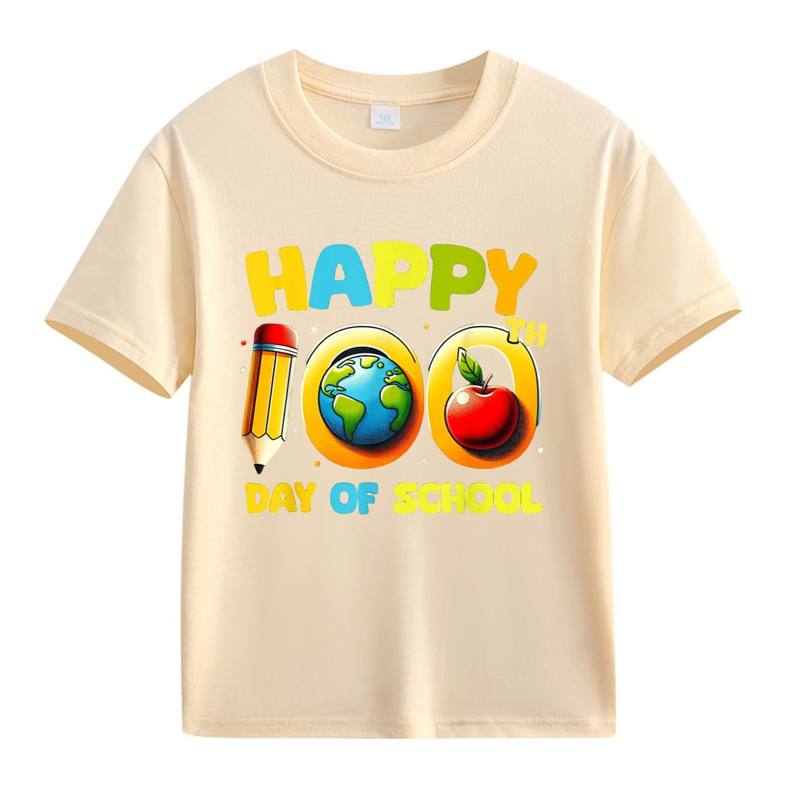 KAUOD Kids 100 Days of School Shirt Toddler Funny Graphic Tees for Boys ...