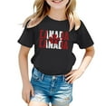 thumbnail image 1 of KAUOD Kids Canada Day Flag Shirt Patriotic Maple T-shirts for Boys Girls Short Sleeve Crewneck Cotton Graphic Tees Tops, 1 of 4