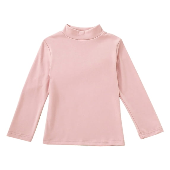 KAUOD Kids Cotton Thermal Sweater Crew Neck Long Sleeve Pullover Sweatshirts Tops Boys Girls Winter Plain Shirt Clothes