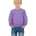 thumbnail image 1 of KAUOD Kids Crew Neck Fleece Sweatshirts Long Sleeve Thermal Pullover Sweater Toddler Boys Plain Cotton Shirt Tops Clothes, 1 of 9