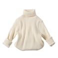 thumbnail image 1 of KAUOD Kids Girls Boys Cable Knit Crewneck Sweater Chunky Pullover Sweater Toddler Solid Winter Long Sleeve Tops Shirt, 1 of 8