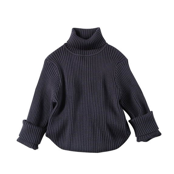 KAUOD Kids Girls Boys Cable Knit Crewneck Sweater Chunky Pullover Sweater Toddler Solid Winter Long Sleeve Tops Shirt