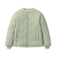 thumbnail image 1 of KAUOD Kids Lightweight Puffer Jackets Button Open Front Quilted Windproof Coats Boys Girls Long Sleeve Winter Outwear, 1 of 8