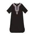 thumbnail image 1 of KAUOD Kids Muslim Short Sleeve Thobe 𝐈slamic Boys Lace Embroidery Kaftan Thobes Toddler Soft Abaya Prayer Pullover Clothes, 1 of 8