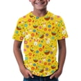 thumbnail image 1 of KAUOD Kids Toddler Easter T Shirt Floral Printed Eggs Graphic Tees Casual Easter Top For Girls Boys Short Sleeve Clothing, 1 of 1
