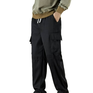 KAUOD Men Outdoor Cargo Pant Lightweight Tactical Pant Hiking Jogger Classic Fit Multi Pockets 2024 Handsome Sports Casual Pants