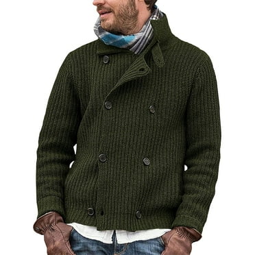 KAUOD Men's Cardigan Sweaters with Button Lightweight Casual V Neck Long Sleeve Pockets Knitted Sweater Men Fall Winter Outwear