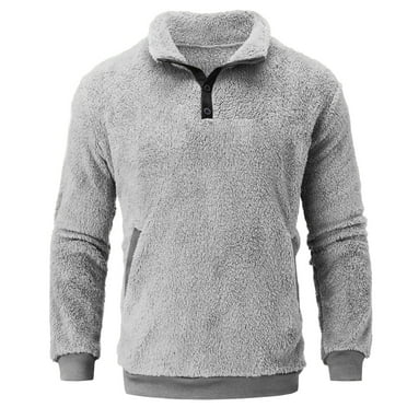KAUOD Men's Fashion Hoodies & Sweatshirts 1/4 Zip Pullover Mens Fleece Long Sleeve Lapel Sweatshirt Casual Print Pullover