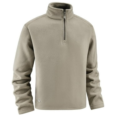 KAUOD Men's Quarter Zip Up Pullover Lightweight Mock Neck Sweatshirt Casual Long Sleeve Polo Shirt Fall Winter Men Sweatshirts