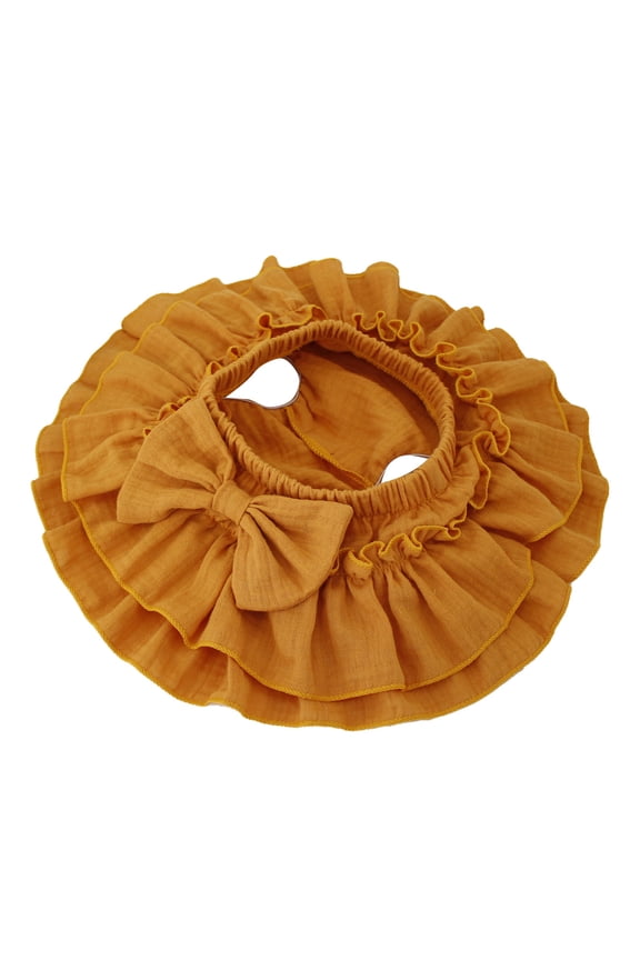 New Born Baby Girls Ruffles Tutu Bowknot Shorts Toddler Elastic Waist Casual Shorts Casual Pants for Beach Travel