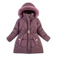 thumbnail image 1 of KAUOD Teen Girls Puffer Parka Coats Adjusted Hood Winter Quilted down Jackets Kids Waterproof Padded Warm Outwear Clothes, 1 of 3