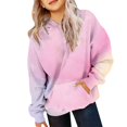 thumbnail image 1 of KAUOD Teen Girls Tie Dye Cute Hoodies Cotton Fleece Warm Pullover Sweatshirts Tween Kids Long Sleeve Hoodie with Pockets, 1 of 7