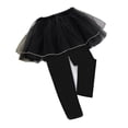 thumbnail image 1 of KAUOD Toddler Baby Girls Footless Leggings Pants with Lace Ruffle Tutu Skirt Little Girls Tulle Skirted Leggings Pants Bottoms, 1 of 4