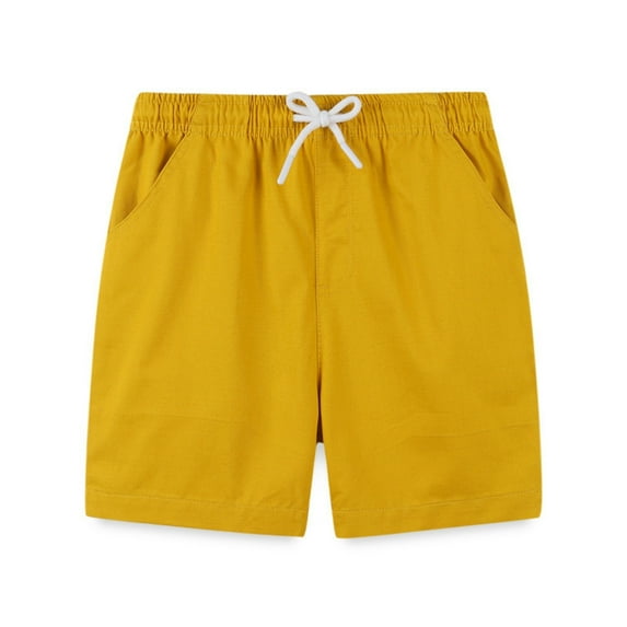 KAUOD Toddler Boys Pull On Jogger Shorts Casual Sport Short Solid Color Active Shorts Kids Summer Beach Short Pants