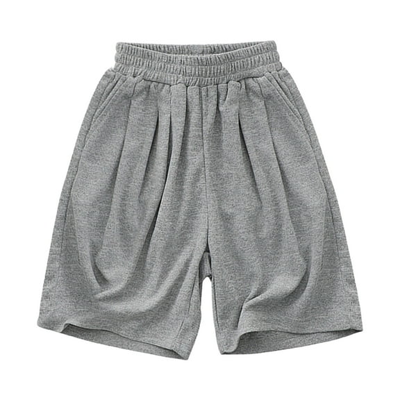 KAUOD Toddler Boys' Shorts Summer Casual Pull On Active Jogger Shorts with Pockets Kids Athletic Running Shorts