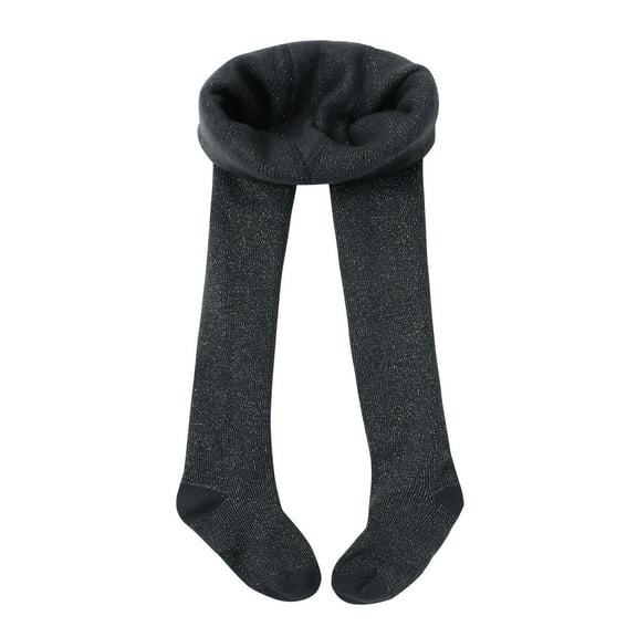 KAUOD Toddler Girls Cotton Thick Tights Stretchy Footed Ballet Dance Pantyhose Stocking Leggings Kids Warm Tights Socks