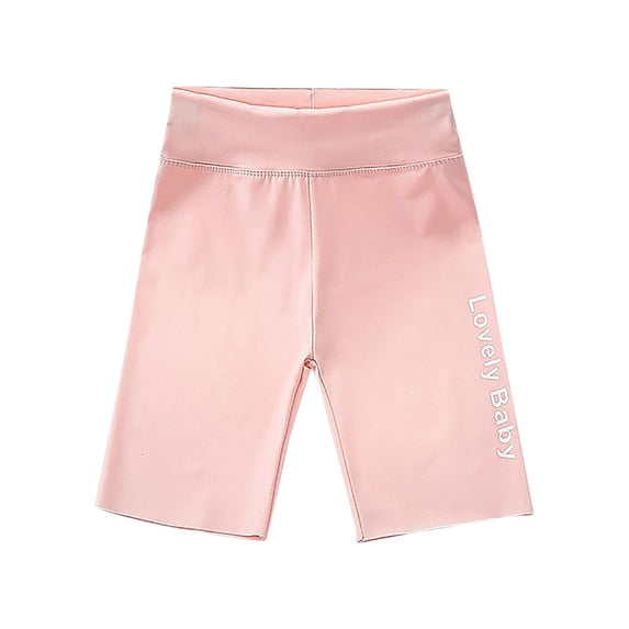 KAUOD Toddler Kids Compression Leggings Shorts Cotton Soft Letter Print Short Pants Youth Boys Workout Summer Basic Clothes