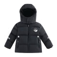 thumbnail image 1 of KAUOD Toddler Puffer Ski Snow Jackets Zip up Hooded Waterproof Snowsuits Kids Baby Quilted Insulated down Coats with Pockets, 1 of 7