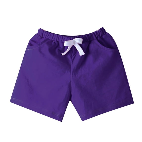 KAUOD Toddler Kids Boys Jogger Shorts Casual Pull on Short Pants Summer Elastic Waist Sweat Shorts with Pockets