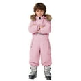 thumbnail image 1 of KAUOD Toddler Waterproof Snowsuits Outdoor Insulated One Piece Hooded Ski Suits Jumpsuits Kids Baby Multi Zipper Snow Suits, 1 of 9